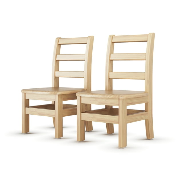 Foundations Little Innovators 2 Pack Kids School Chairs, Fully Assembled (10 inch height)