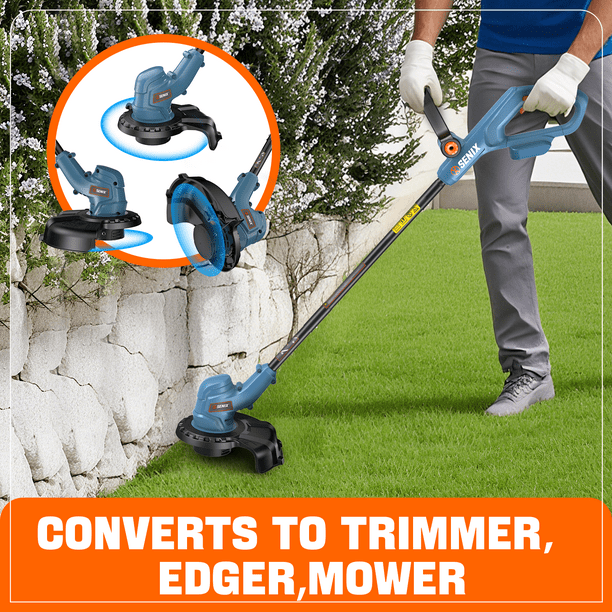 SENIX GTX2-L 20V Straight Shaft Battery Powered String Trimmer