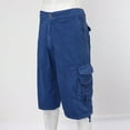 thumbnail image 5 of Icvfdpl Casual Shorts For Men Spring Summer Comfortable Thin Cargo Knee Length Leisure Short Pants Hawaii Man Clothing Blue L, 5 of 8