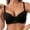 Black, variant on Women'S Front Closure Underwire Bra with Gathered Lace Cup for Everyday Wear & All Day Comfort, Sizes 32B-40C 70C