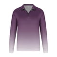 thumbnail image 3 of Blusa y camisa de manga larga con cuello alto para hombre, ropa deportiva para el hogar, pijamas, camiseta de color liso, blusa deportiva de poliéster para hombre, 3 of 4