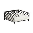 thumbnail image 2 of Home Basics Flat Napkin Holder, Black Lattice, 2 of 2