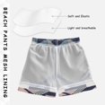 thumbnail image 3 of FORMRS Boys Swim Trunks Quick Dry Mesh Liner Boardshorts Sizes XS-XL, Dark Cubes, 3 of 7