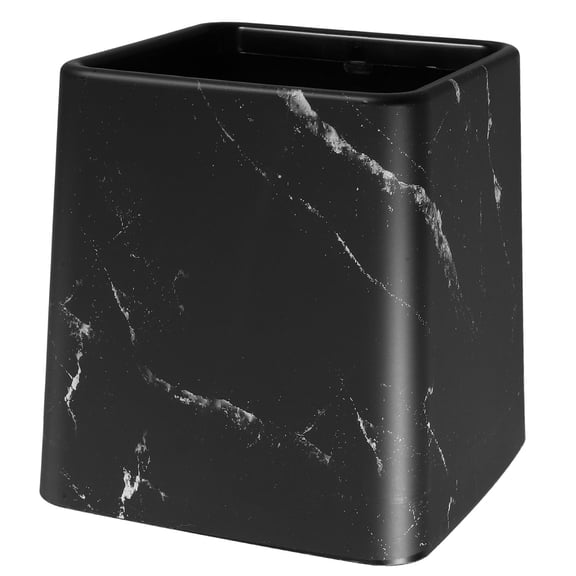 Masteelf Bedroom Trash Can Decorative Garbage for Bathroom Office Black