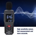 thumbnail image 3 of SMART Sensor Sound Level Meter Logger, 4-digit Display, High Sensitivity Sensor, 30-130dB Measurement Range, Maximum & Minimum Hold, Data Hold, Red Backlit Alarm, 3 of 7
