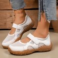 thumbnail image 4 of Pandaie Sneakers for Women Comfortable Business Casual Tennis Shoes Lightweight Slip on Footwear Women's Fashion Retro Sneakers (White,6.5), 4 of 7