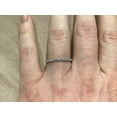 thumbnail image 2 of 1CT Round Cut Lab Created Diamond Half Eternity Women's ring 14k White Gold Plated, 2 of 3