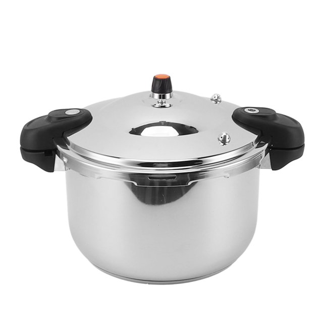 Stainless Steel Pressure Cooker, 10L/12L/16L Stovetop Pressure Canner With Easy Lock Lid, Fast Cooking Canning Pot Compatible With Gas & Induction Cookware, Electric Stoves