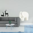 thumbnail image 2 of Elegante colección de esculturas de animales de resina, ciervo y de cerámica para sala de estar, estudio, balcón, estantería, decoración de m, 2 of 8
