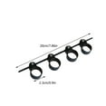 thumbnail image 2 of OUNONA Saxophone Accessories Finger Spacer For Guitar ABS Black For Practice 2Pcs, 2 of 8