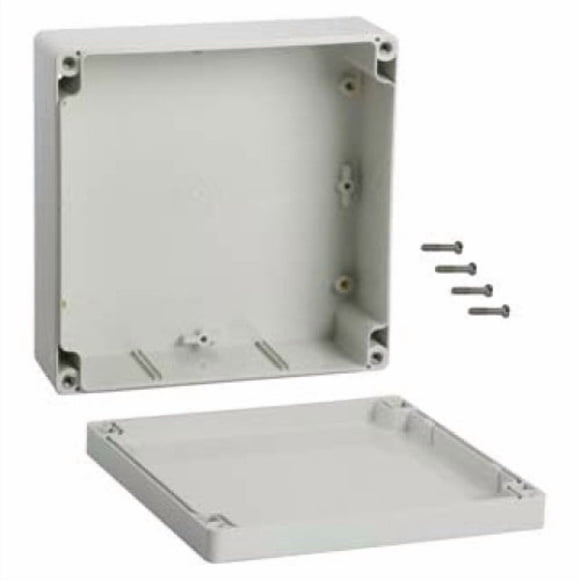 1554RGY - Boîte de Projet 6.3X6.3X2.4IN PLAS Gris