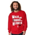 thumbnail image 5 of Road to Heaven Faith Religious Sweatshirt for Men or Women Brisco Brands M, 5 of 6
