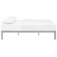 thumbnail image 5 of Modway Corinne Modern Sturdy Powder Coated Steel Full Bed Frame in Gray, 5 of 6