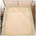 thumbnail image 2 of Twin XL Fitted Sheet Only, Softest 400 Thread Count 100% Cotton Sateen, Deep Pocket, All-Around Elastic, Ivory, 2 of 3