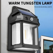 Zmeidao Solar Wall Lights, Solar Wall Lantern with Motion Sensor, for Deck, Fence, Garage, Barn, Patio and Yard