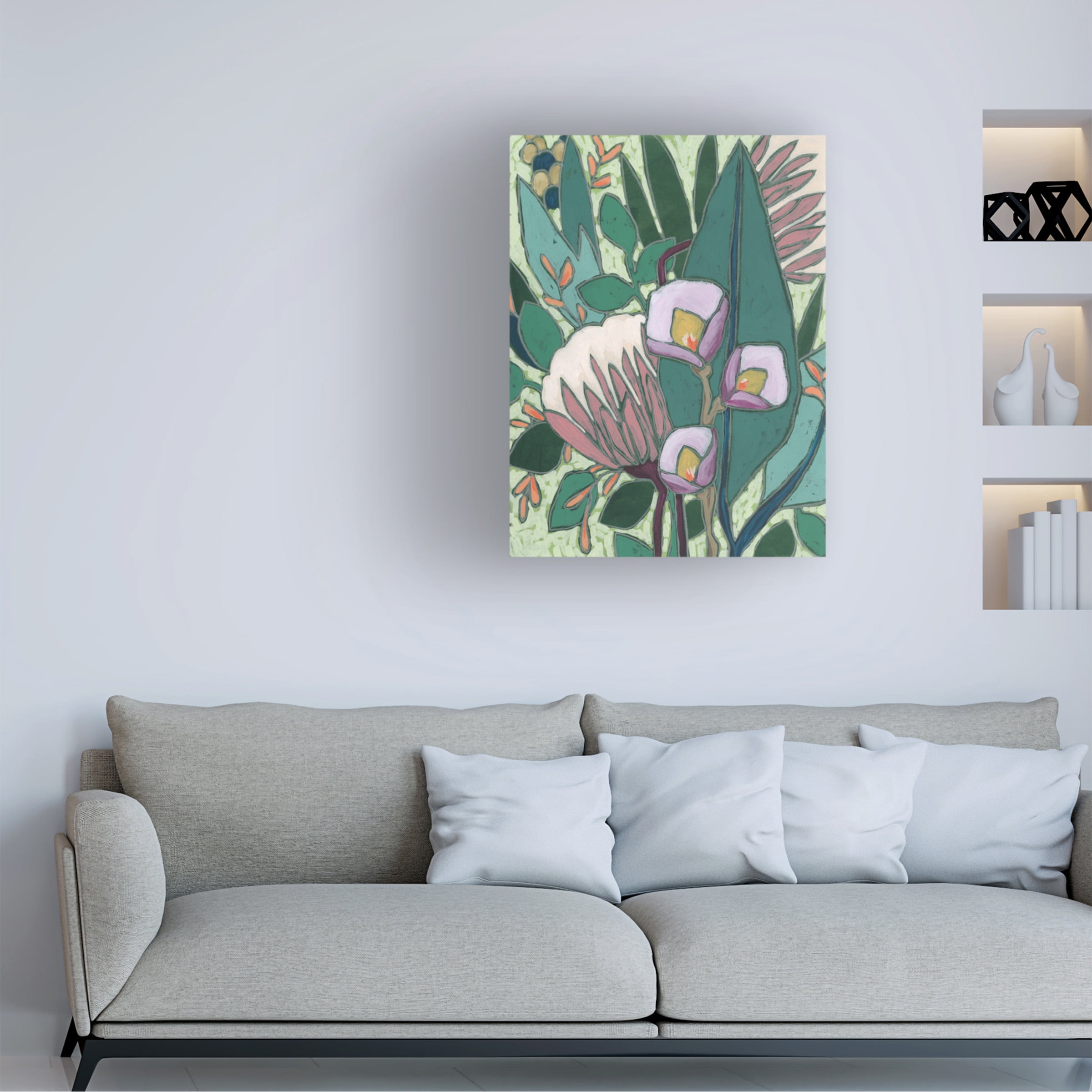 June Erica Vess 'Tropical Reverie II' Canvas Art
