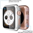 thumbnail image 5 of [2 Pack] for Apple Watch Case 38mm Series 3 with Screen Protector, Full Coverage Bumper Protective Case for iWatch Series 2/1, Rose Gold/Silver, 5 of 5