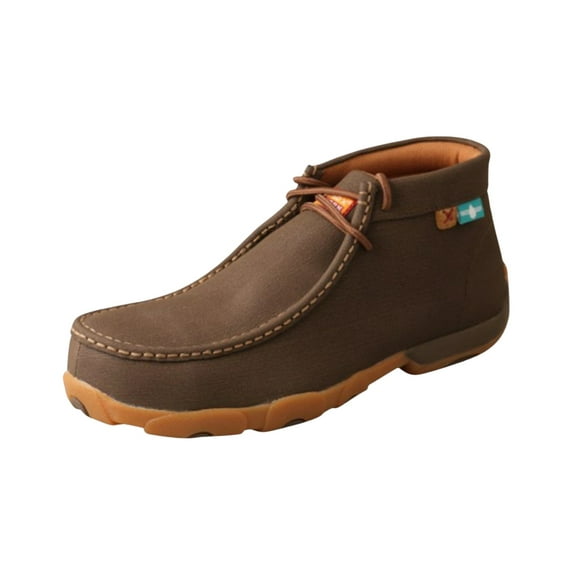 Twisted X Men's Waterproof Work Chukka Driving Moc Nano Composite Toe Chocolate 11 EE  US