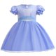 thumbnail image 1 of Vestido de princesa para niñas, vestido de fiesta de cumpleaños, disfraz de manga corta con estampado de dibujos animados zhangmengya unisex, 1 of 2