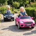 thumbnail image 2 of Gymax Licensed Mercedes-Benz SL R231 Kids Ride on Car 12V Electric Vehicle w/ Music Pink, 2 of 10