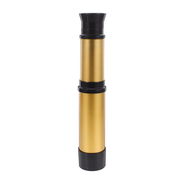 Miangastore Télescope Tube Unique Télescope Rétractable Jouet d'Expérience Scientifique pour Enfants (Doré)