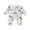 White Pink, variant on RUINIXCW Newborn Baby Girl Hospital Going Home Outfit Infant Baby Girl Spring Fall Winter Clothes Duck Mallard Romper Waffled Long Sleeve Zip Jumpsuit