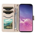 thumbnail image 3 of Samsung Galaxy S10 Plus Phone Case , Wallet Flip Cover Adjustable Crossbody Lanyard Magnetic Card Slots, 3 of 5