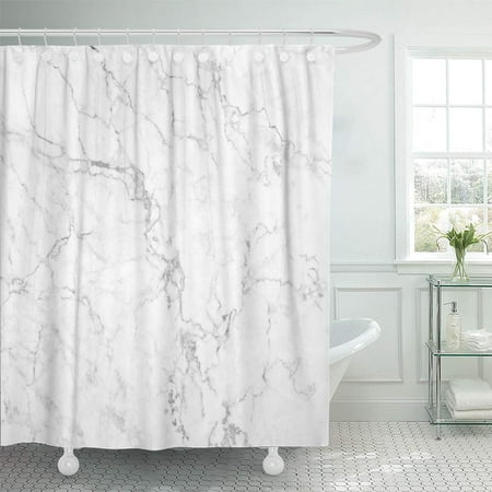 Grey Black Shower Curtain KSADK Gray Abstract White Marble High Resolution Architecture Black Canvas Counter Detail Shower Curtain Bath Curtain 60x72 inch ()