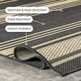 thumbnail image 3 of Romy Striped Indoor/Outdoor Area Rug, 4' x 6', Montana Charcoal, 3 of 9