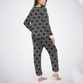 thumbnail image 6 of Vetsdori Fleece Pajamas Sets for Women Pockets Loungewear Nightwear Home , Thick Thermal Warm Holiday Womens Pajamas, 6 of 6