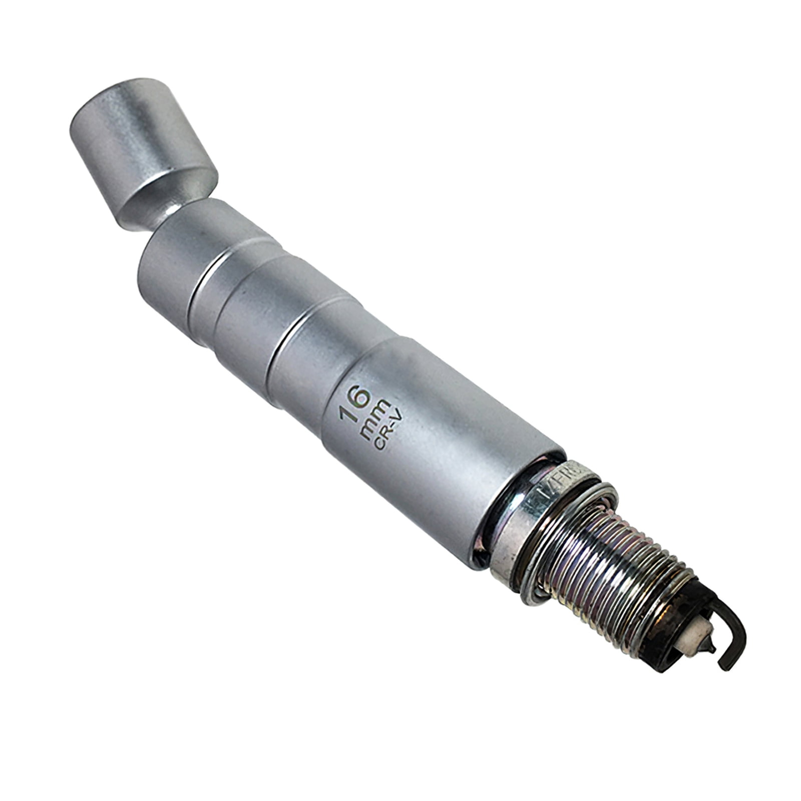 16mm Long Spark Plug Socket Magnetic Removal Tool Chrome Vanadium Alloy Steel 