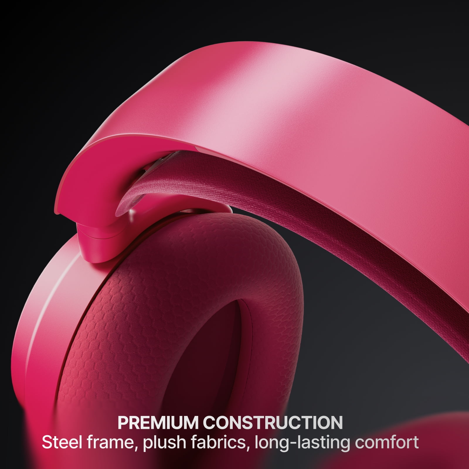 SteelSeries Arctis Nova 7 Wireless Gen 2 Multi-Platform Gaming Headset — Real-Time App Control — 50+ HR — Mixable 2.4GHz/Bluetooth — PC, PS5, PS4, Switch 1/2, Mobile — Magenta