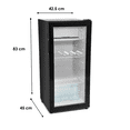 thumbnail image 2 of MiniFrigobar 3P Refrigerador Pequeño Servibar VBG vbg-frignego, 2 of 4