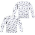 thumbnail image 1 of Powerpuff Girls - Mojo Jojo Pattern (Front/Back Print) - Regular Fit Long Sleeve Shirt - Small, 1 of 2