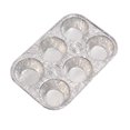 thumbnail image 4 of Molde para muffins Waytiffer de aluminio, 6 cavidades, paquete de 20, 4 of 6