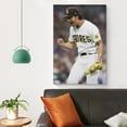 thumbnail image 4 of Yu Darvish Canvas Poster Canvas Art Poster and Wall Art Picture Print Modern Family bedroom Decor Posters 16x24inch(40x60cm), 4 of 6