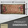 thumbnail image 2 of Park Designs Red House Hooked Rug Runner - 24" x 72", 2 of 6