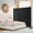 Black, variant on 6 ft Single Panel Rolling Room Divider with Locking Wheels, 73 x 73 in Portable Privacy Screen with Metal Frame and Polyester Fabric, Freestanding Partition for Bedroom, Office, Dorm Studio Dark Gray