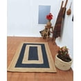 thumbnail image 3 of Double Bordered Navy Jute Braided Rug Double Bordered Navy Jute Braided Rug (9'X12'), 3 of 4