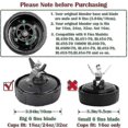 thumbnail image 5 of Ninja Blender Replacement Parts 6/7 Fins Ninja Blender Blade, Compatible With Nurti Ninja Blenders, 5 of 5