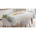thumbnail image 1 of Ambesonne Dandelion Tablecloth Rectangular Table Cover, Composition Gentle Nature, 60"x84", Multicolor, 1 of 3