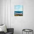 thumbnail image 3 of Abstract Beach Picture Wall Art seabeach with sail Artwork Painting for Bedroom Modern Artwork Painting Bedroom Home Decoration (12x16 Panel), 3 of 7