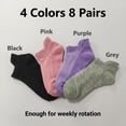 thumbnail image 3 of TRANSLINK 8-Pack Low Cut Ankle Socks for Women No-Show Invisible Casual Breathable Athletic Socks Bulk for Sports Daily Wear, 3 of 7