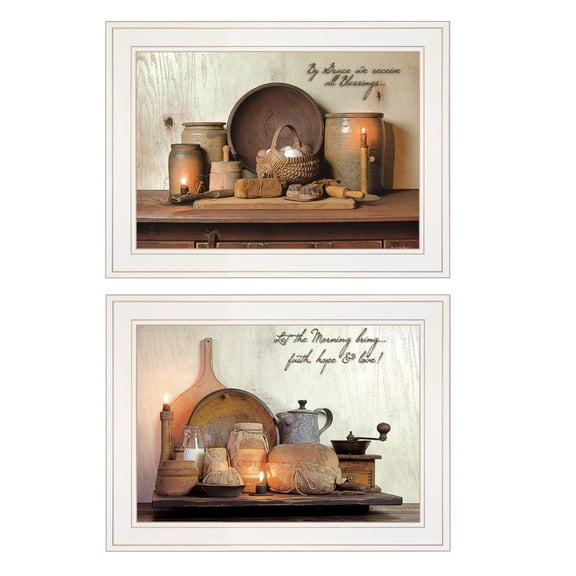 TrendyDecor4U By Grace 2-Piece Vignette By Susie Boyer Wall Art V391-226G