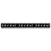 Friends SEVEN 12 Inch Standard and Metric Plastic Ruler
