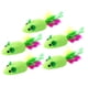 thumbnail image 4 of 5 piezas de juguete de ratón tejido, divertido ratón de plumas, accesorio de juego para gatos, juguete interactivo (verde), 4 of 7