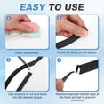 thumbnail image 5 of Uxcell Rubber Edge Trim Guard 19.7 ft x 0.71 inch x 0.59 inch U Channel Edge Protector Seal Strip with Metal Clip Black, 5 of 6