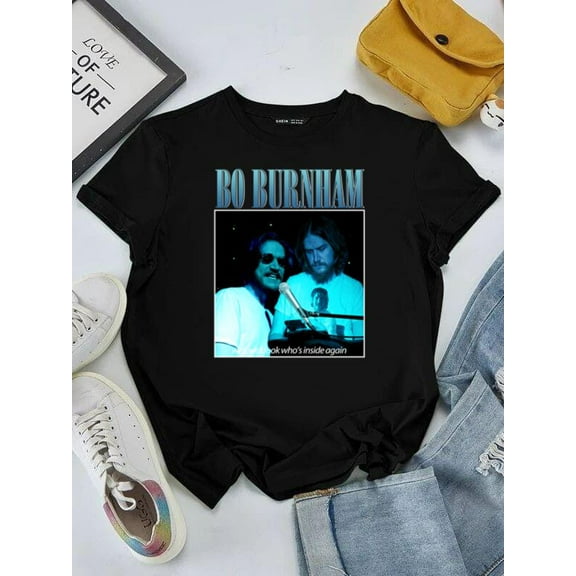 Bo Burnham Inside Welcome To The Internet Comedy Special Graphic Unisex T-shirt, for men & women, up to size 5XL