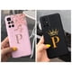 thumbnail image 1 of Xiaomi Redmi 10 2022 Moda Corona Sakura Letra Inicial Carcasa Del Teléfono Redmi10 4G Silicona Suave TPU Caso, 1 of 4