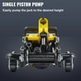 thumbnail image 5 of BENTISM Low Profile Floor Jack 2.5 ton Heavy Steel Single Piston Hydraulic Pump, 5 of 9